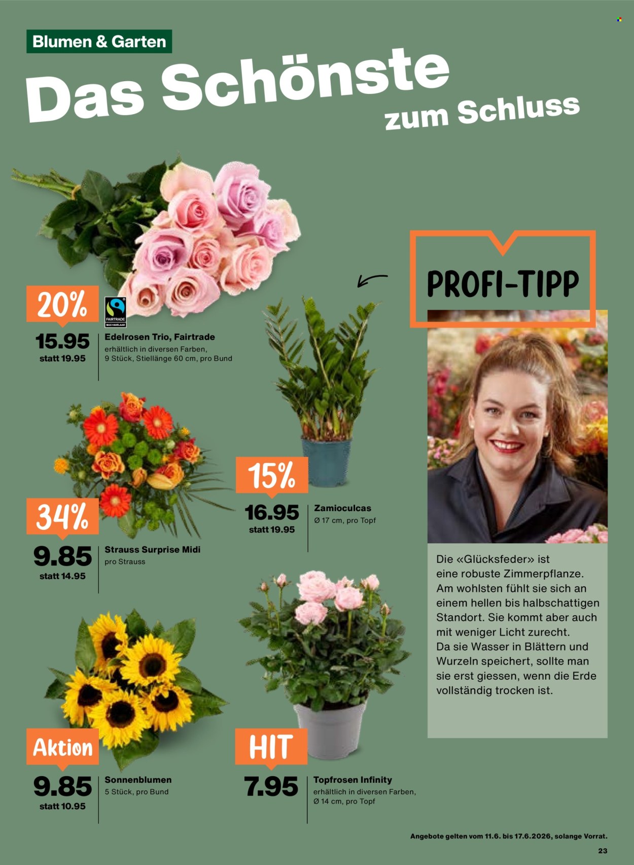 Catalogue Migros - 11.6.2026 - 17.6.2026. Page 23. Page 23