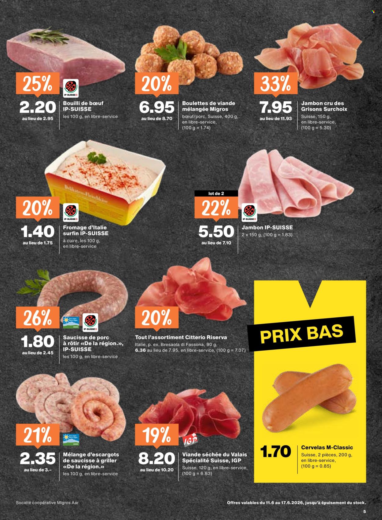 Catalogue Migros - 11.6.2026 - 17.6.2026. Page 5. Page 5