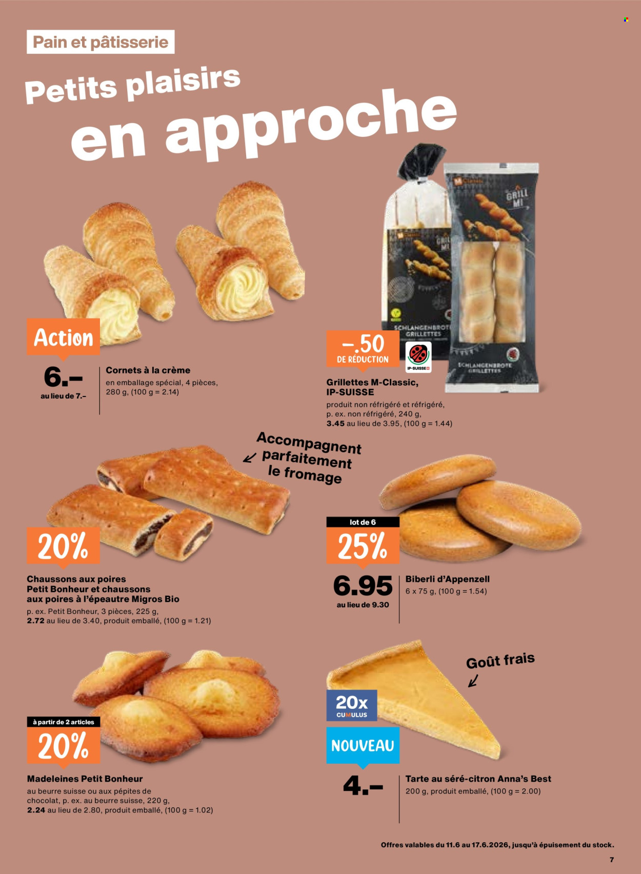 Catalogue Migros - 11.6.2026 - 17.6.2026. Page 7. Page 7