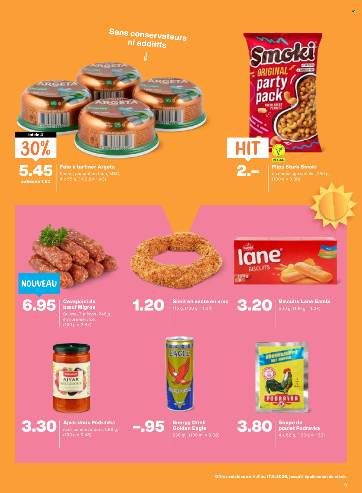 Catalogue Migros - 11.6.2026 - 17.6.2026. Page 9. Page 9