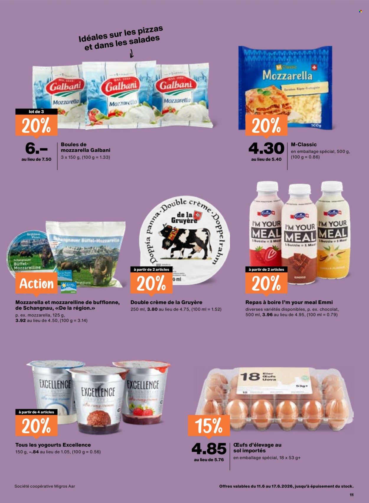 Catalogue Migros - 11.6.2026 - 17.6.2026. Page 11. Page 11