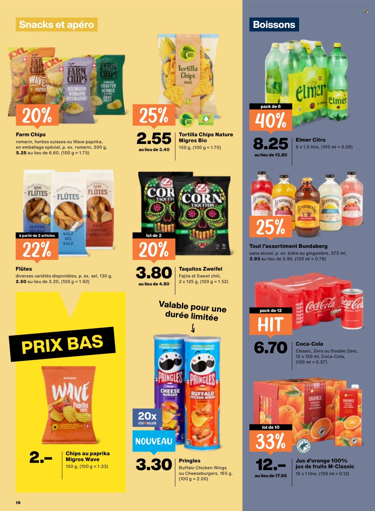 Catalogue Migros - 11.6.2026 - 17.6.2026. Page 16. Page 16