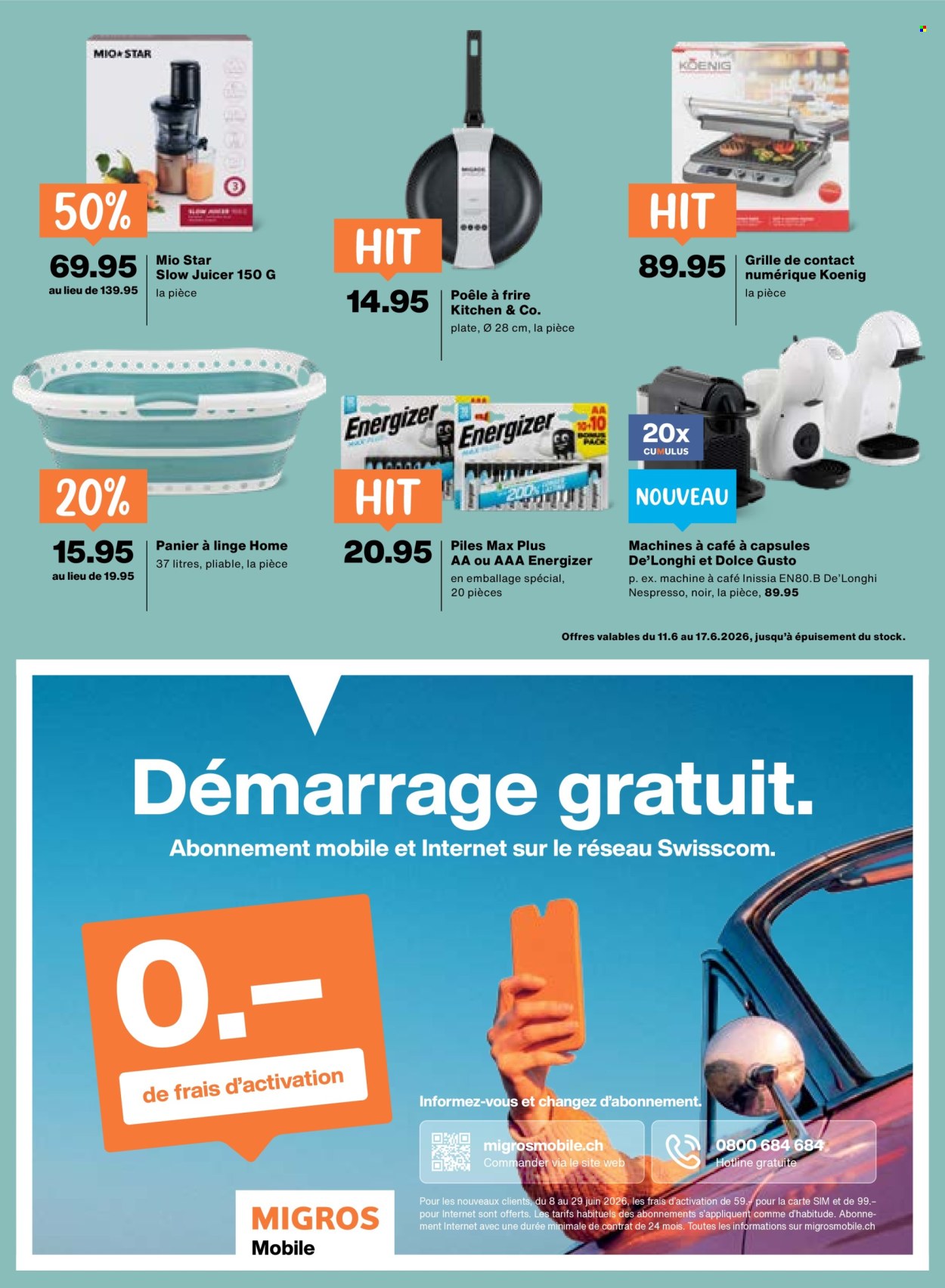 Catalogue Migros - 11.6.2026 - 17.6.2026. Page 21. Page 21