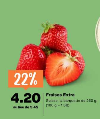 Fraises Extra