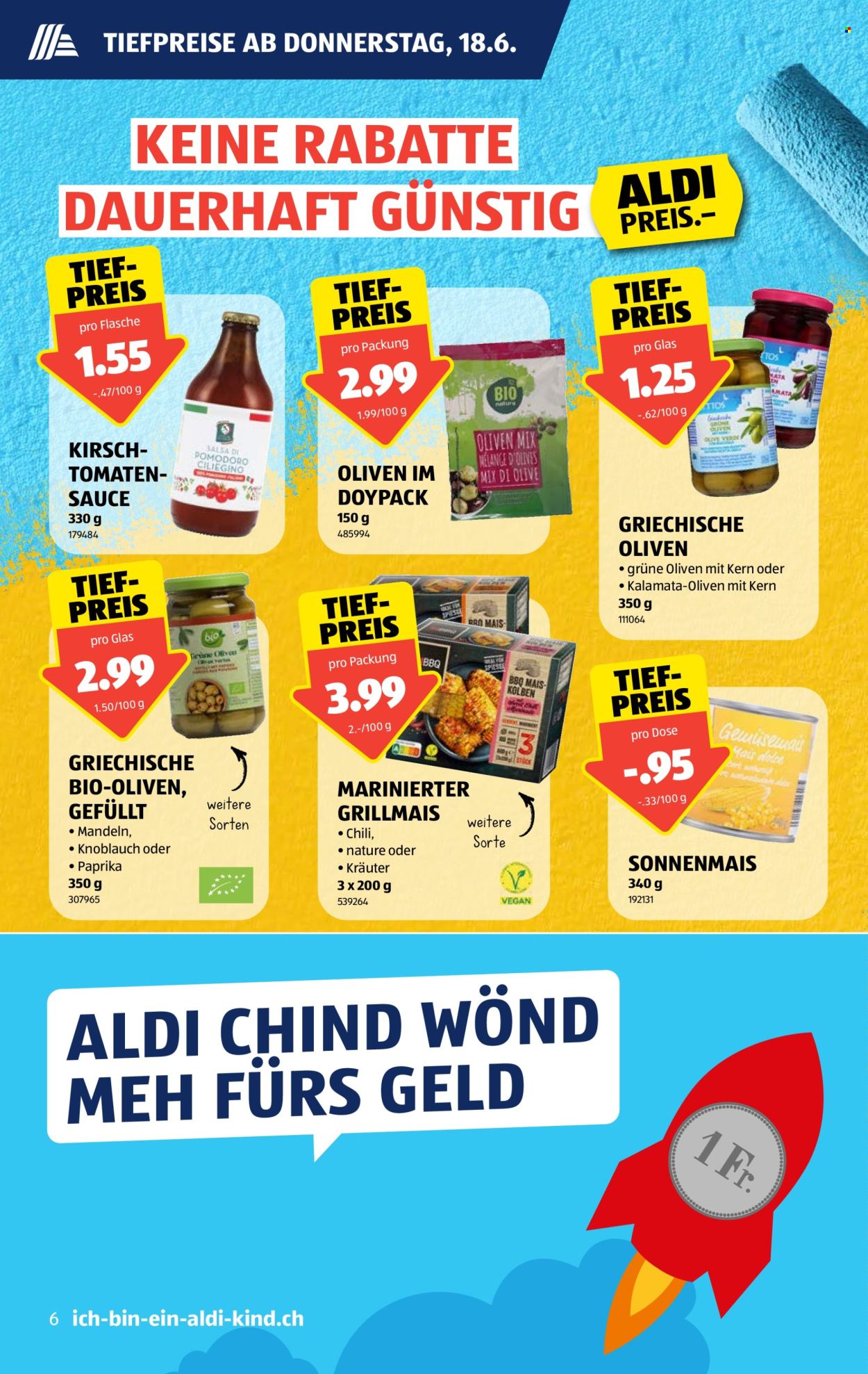 Catalogue Aldi - 18.6.2026 - 24.6.2026. Page 6. Page 6