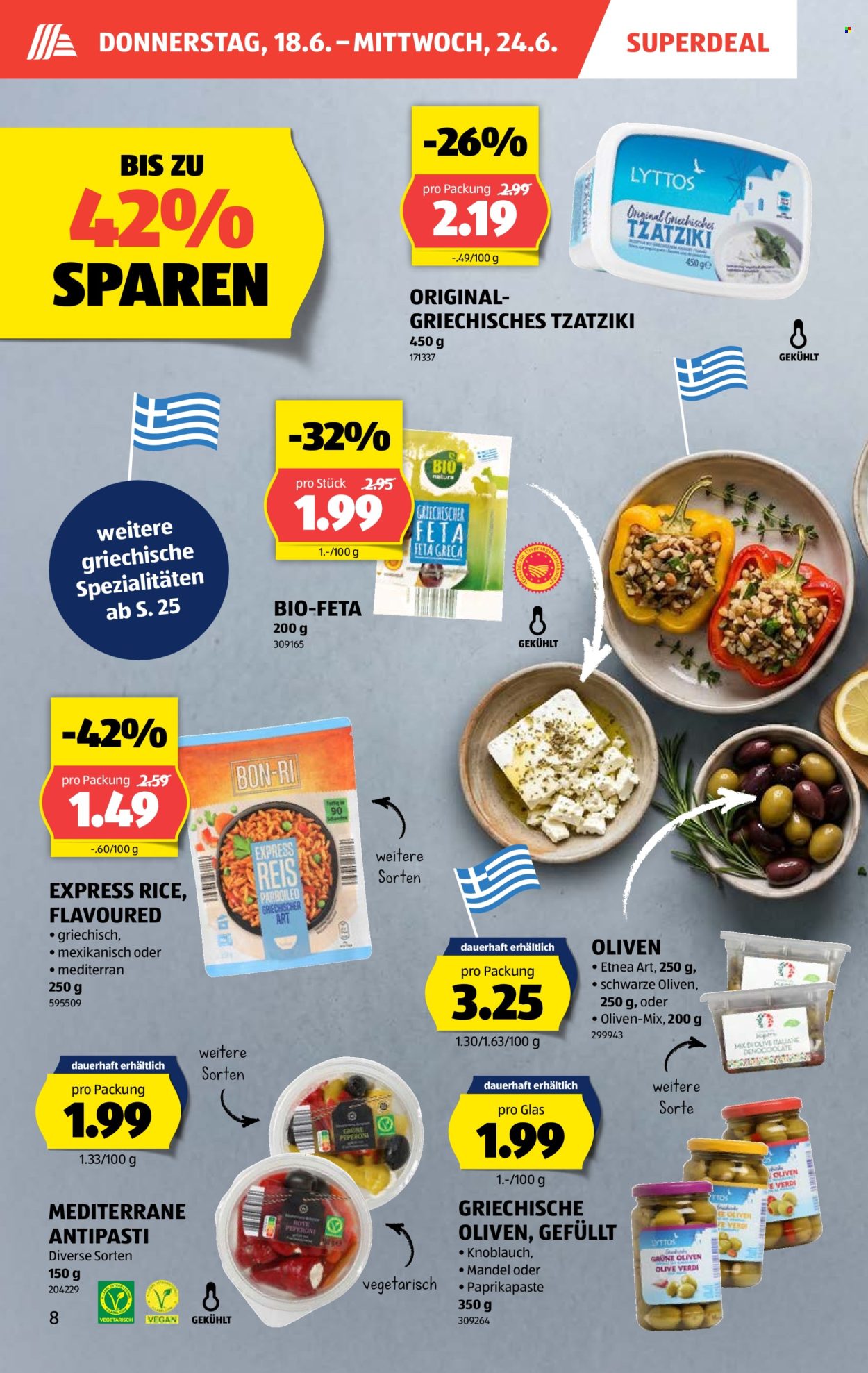 Catalogue Aldi - 18.6.2026 - 24.6.2026. Page 8. Page 8