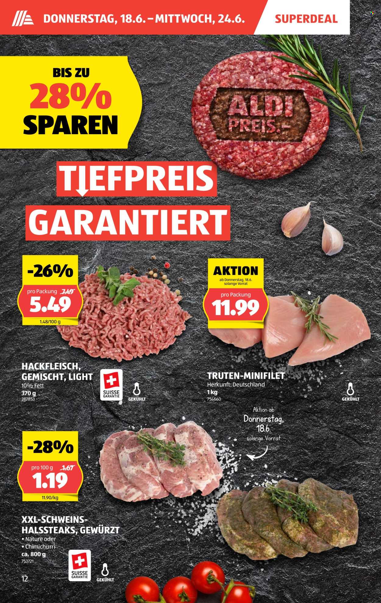 Catalogue Aldi - 18.6.2026 - 24.6.2026. Page 12. Page 12