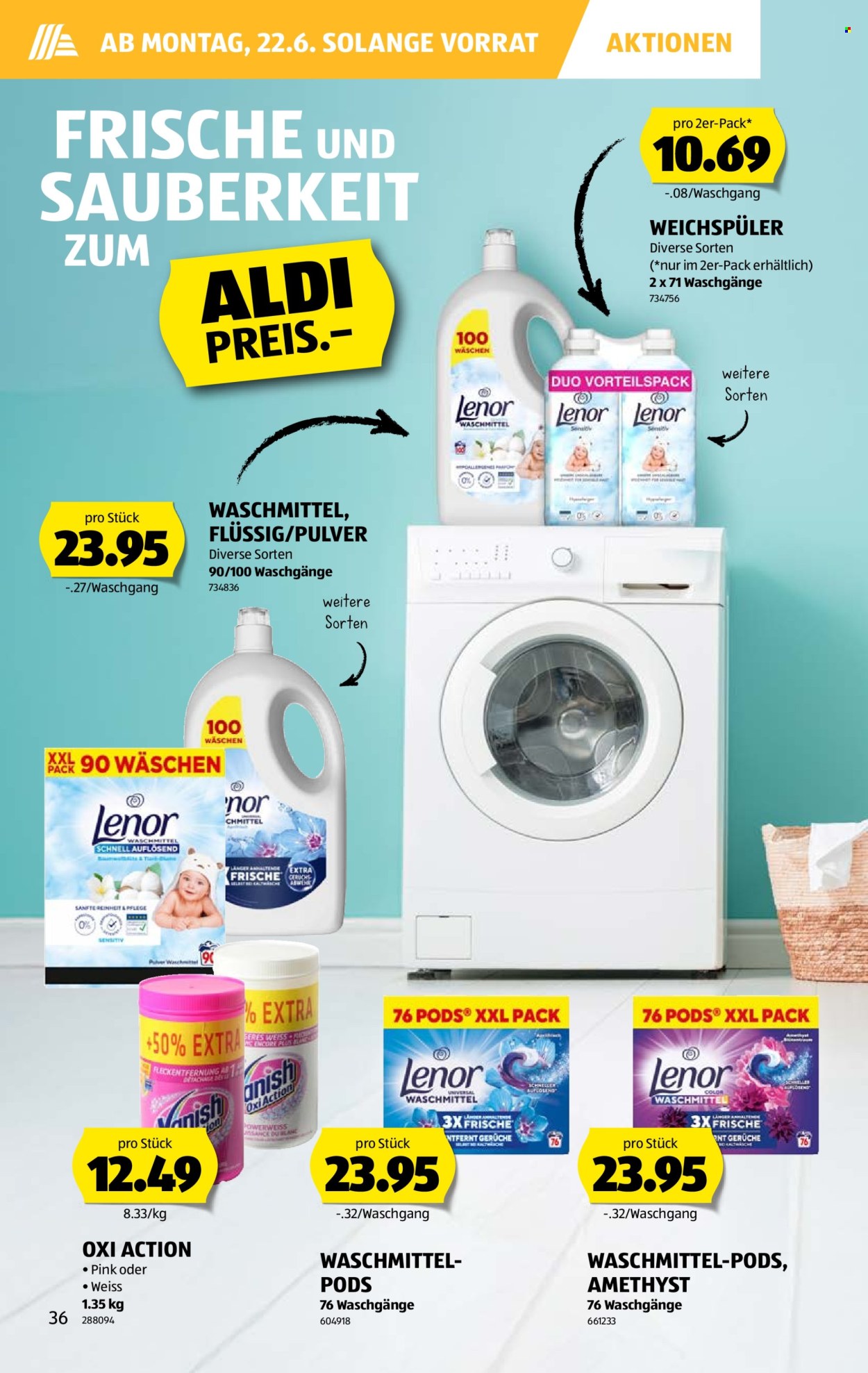 Catalogue Aldi - 18.6.2026 - 24.6.2026. Page 36. Page 36