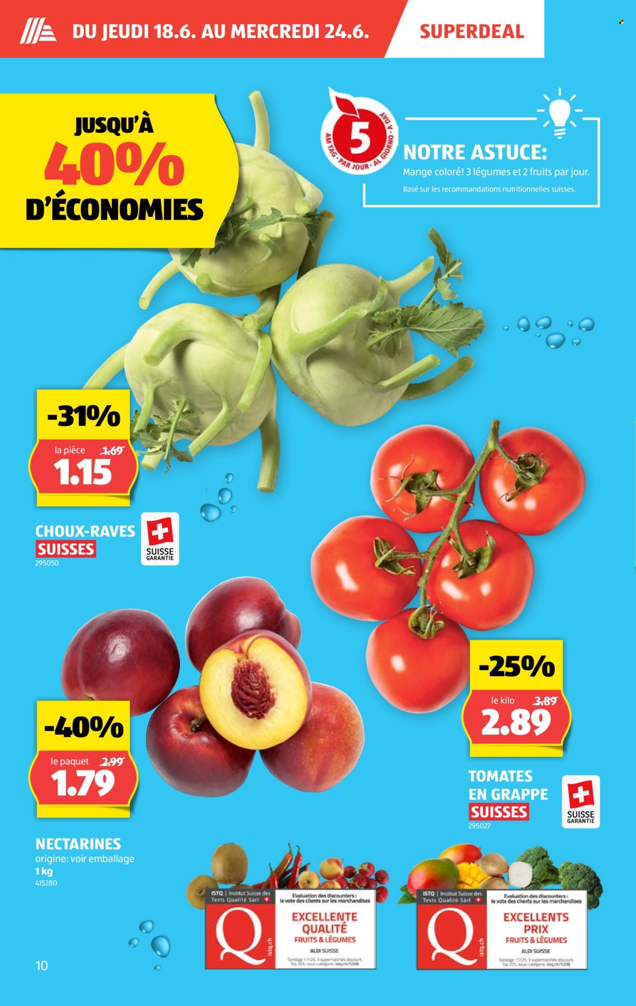 Catalogue Aldi - 18.6.2026 - 24.6.2026. Page 10. Page 10