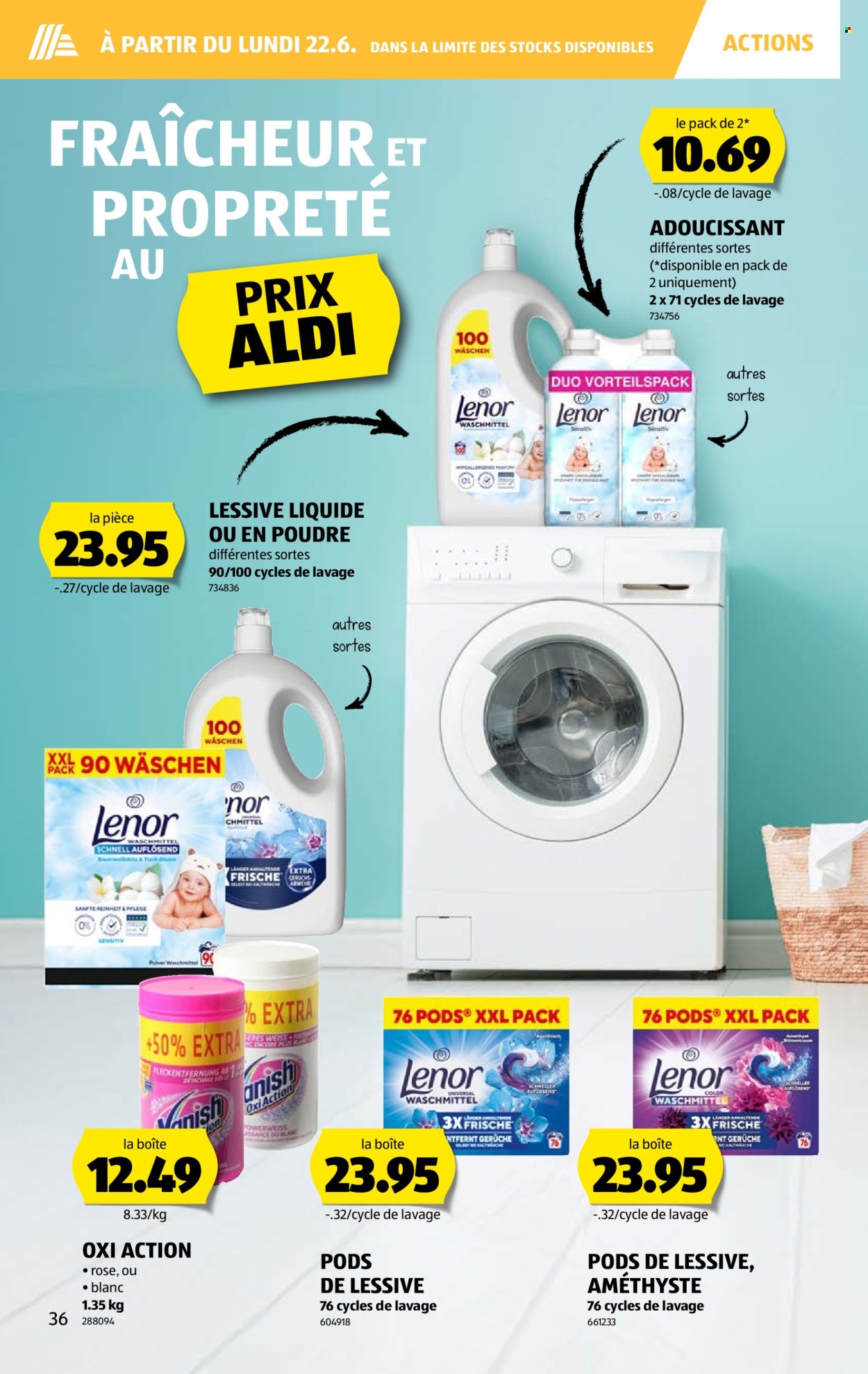 Catalogue Aldi - 18.6.2026 - 24.6.2026. Page 36. Page 36