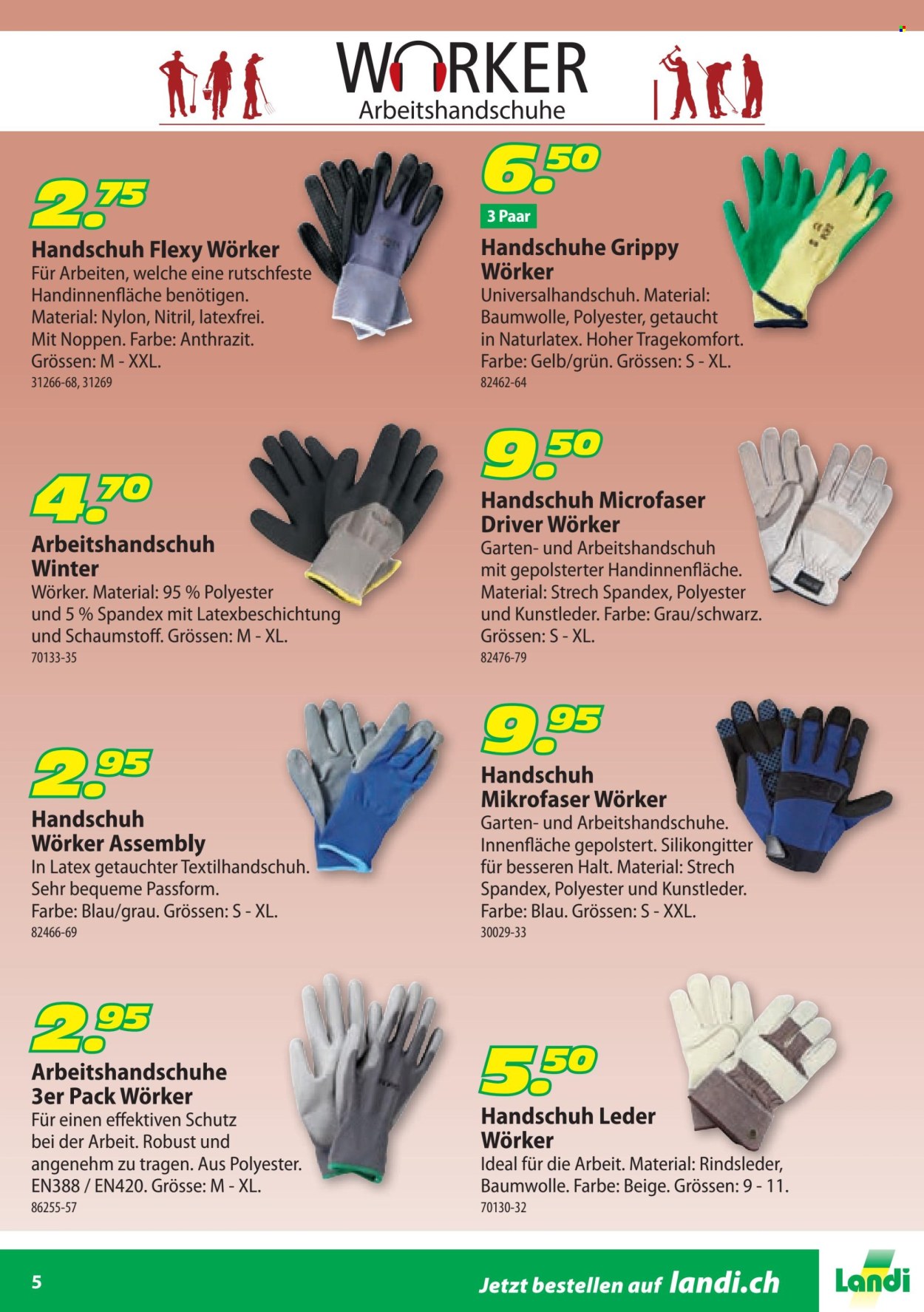 Catalogue Landi. Page 5. Page 5