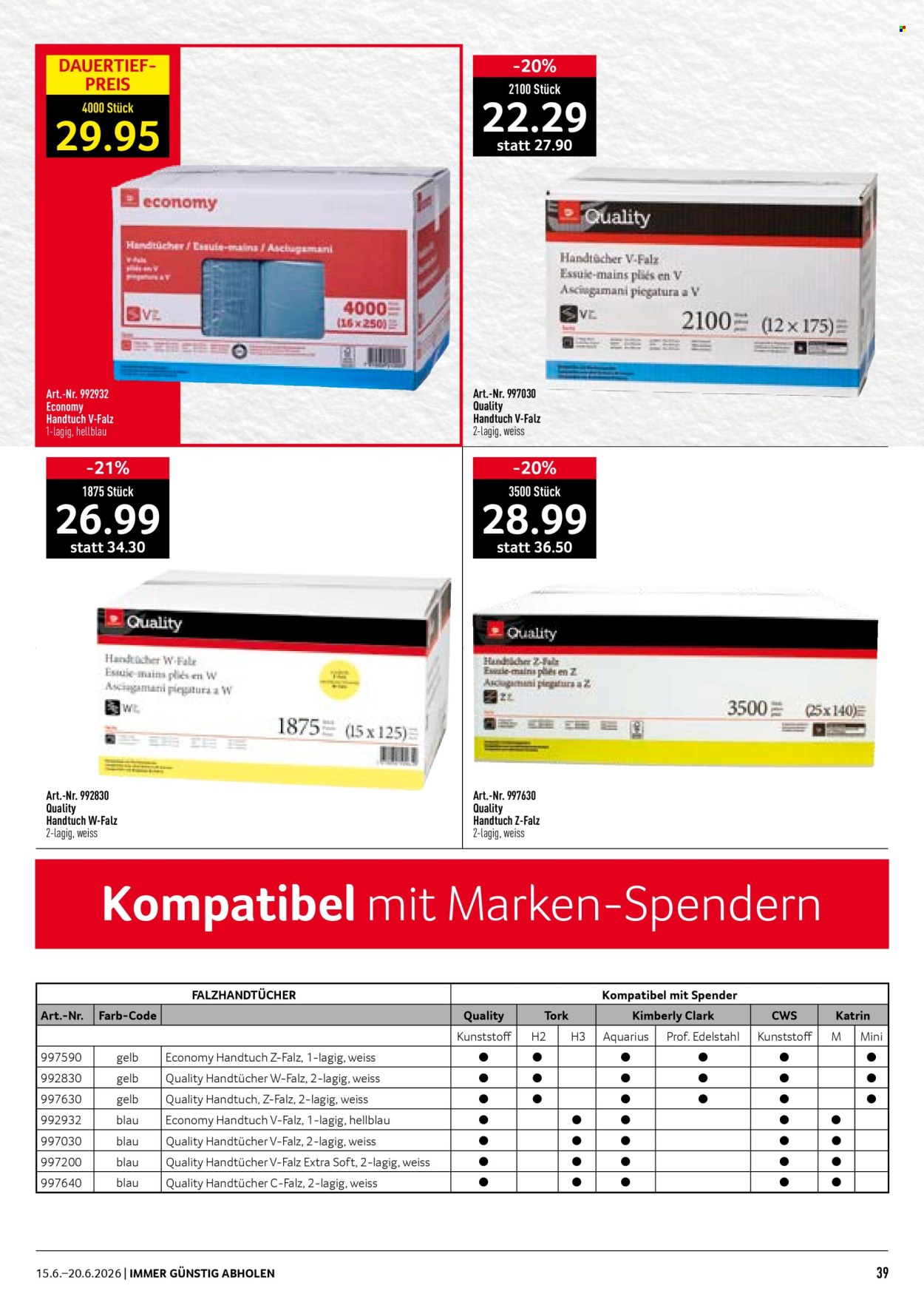 Catalogue Prodega - 15.6.2026 - 20.6.2026. Page 39. Page 39
