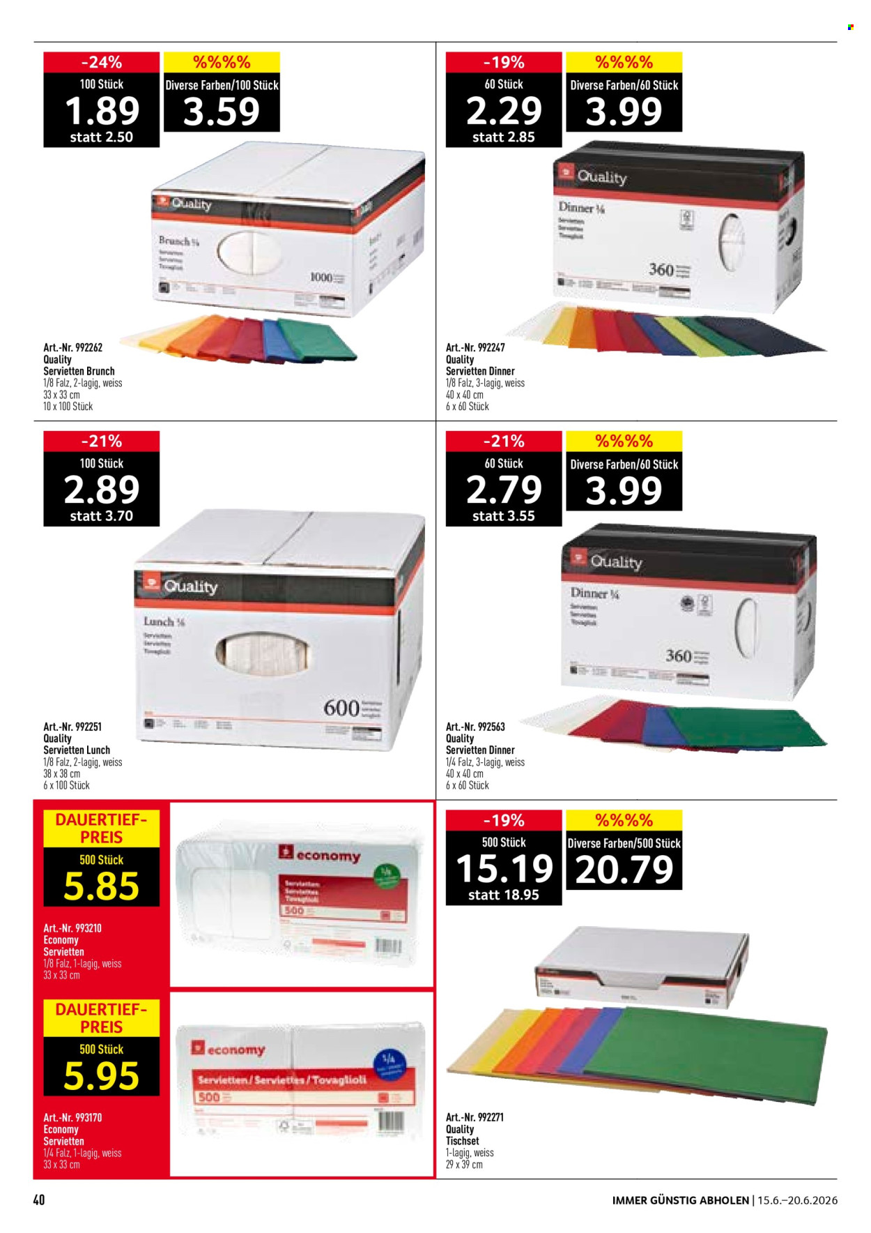 Catalogue Prodega - 15.6.2026 - 20.6.2026. Page 40. Page 40