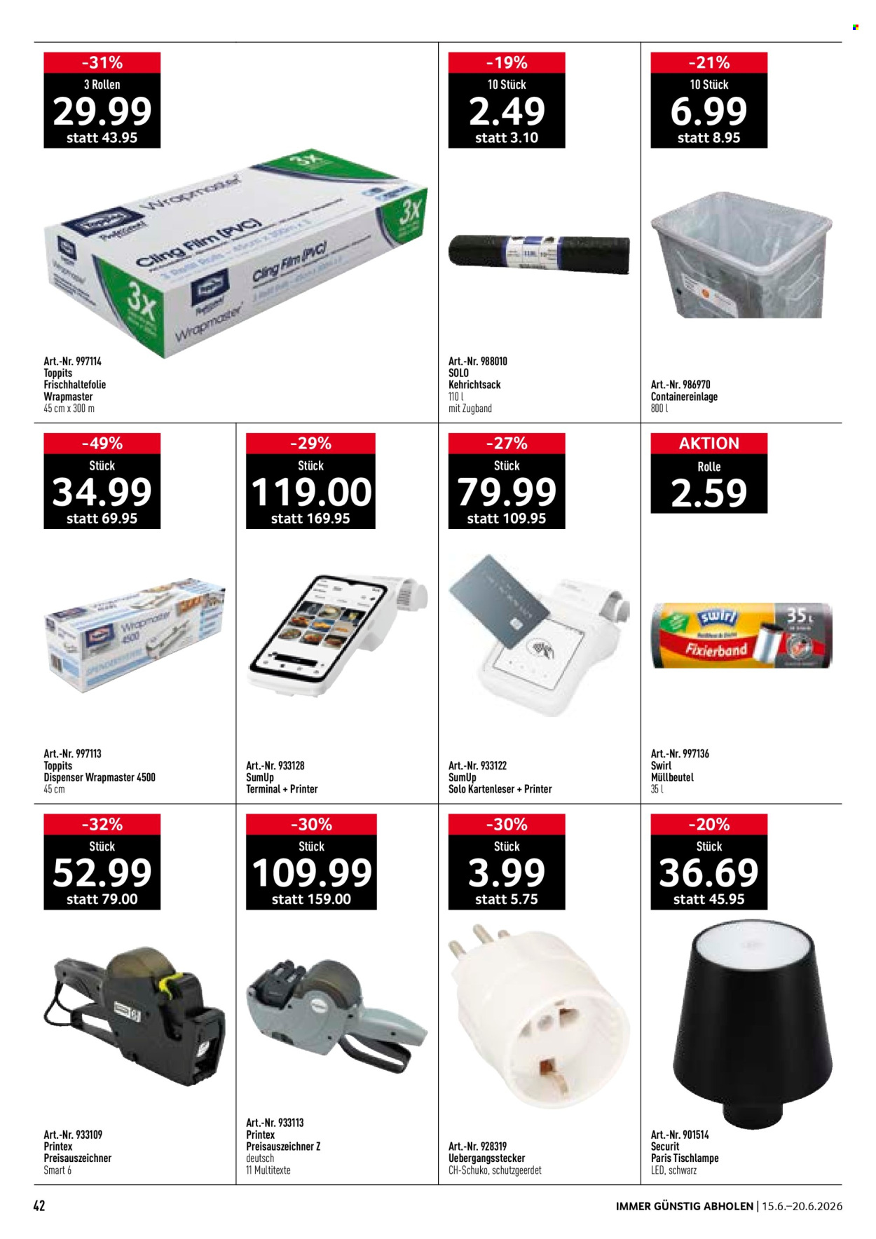 Catalogue Prodega - 15.6.2026 - 20.6.2026. Page 42. Page 42