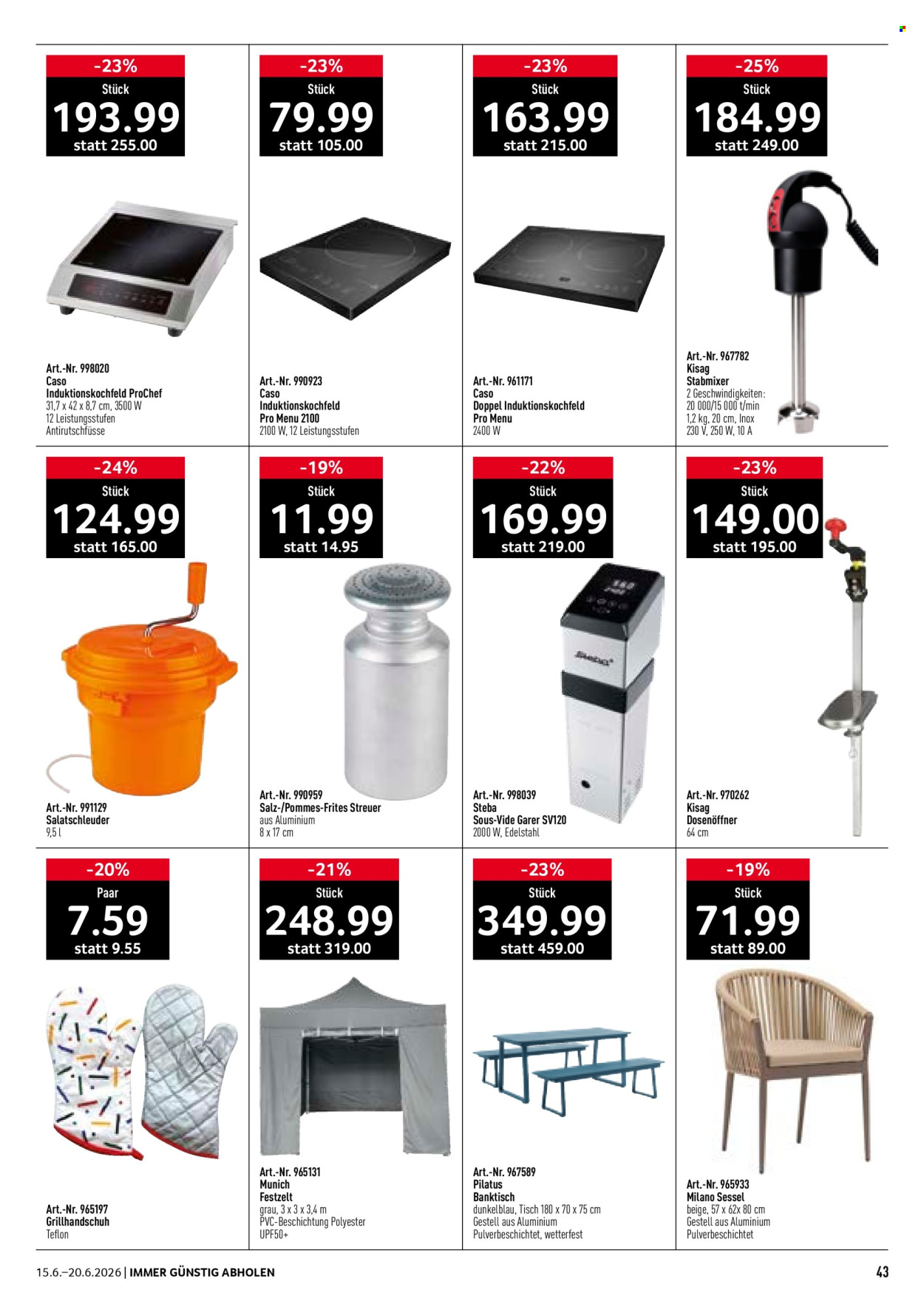 Catalogue Prodega - 15.6.2026 - 20.6.2026. Page 43. Page 43