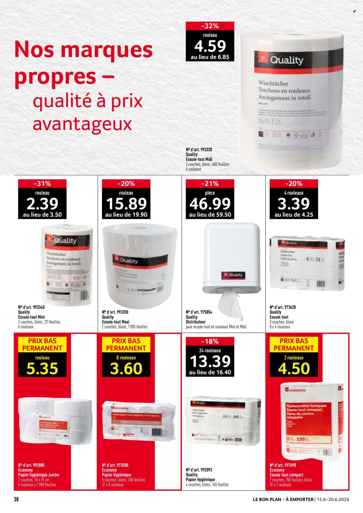 Catalogue Prodega - 15.6.2026 - 20.6.2026. Page 38. Page 38