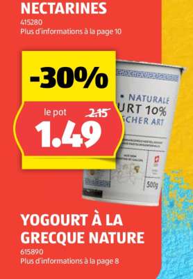 YOGOURT À LA GRECQUE NATURE