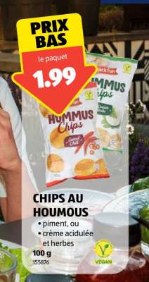 CHIPS AU HOUMOUS
