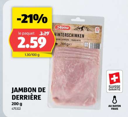 Jambon de derrière