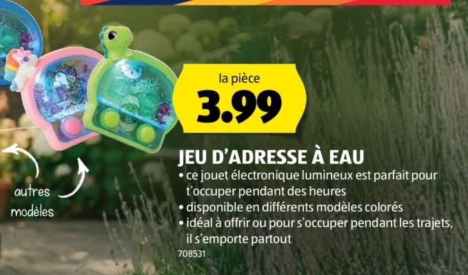 JEU D'ADRESSE À EAU