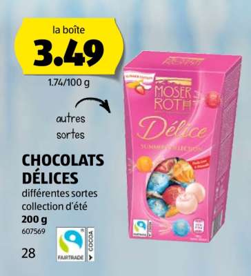 CHOCOLATS DÉLICES