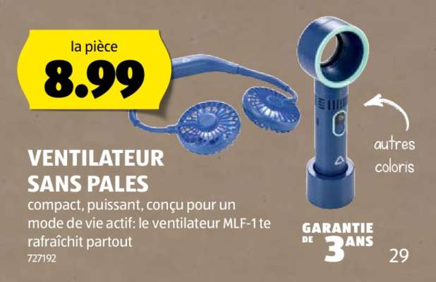 VENTILATEUR SANS PALES