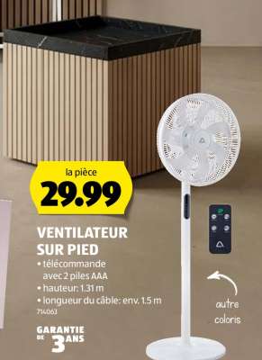 VENTILATEUR SUR PIED