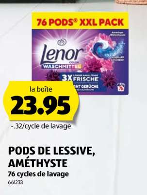 PODS DE LESSIVE AMÉTHYSTE