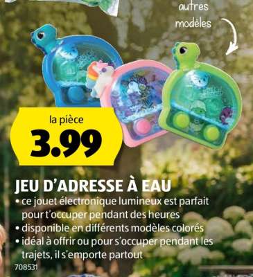 JEU D'ADRESSE À EAU