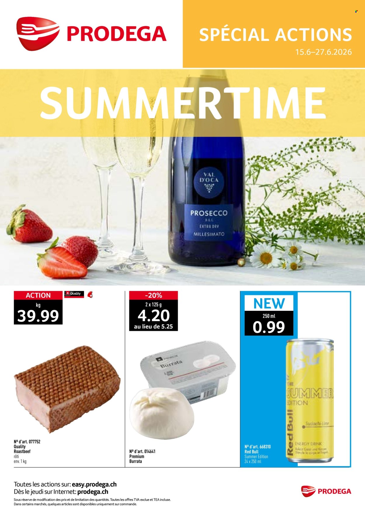 Catalogue Prodega - 15.6.2026 - 27.6.2026. Page 1. Page 1