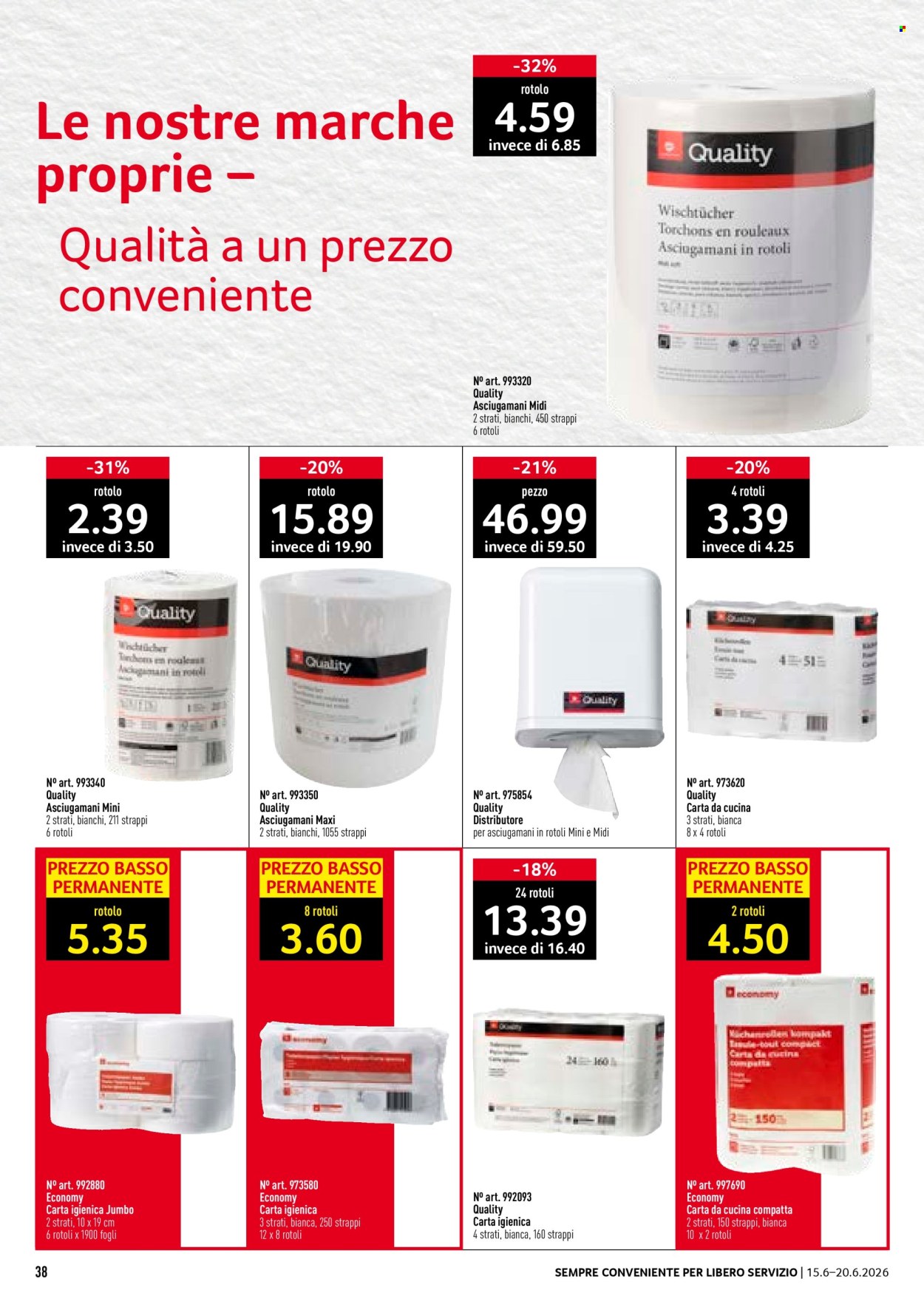 Catalogue Prodega - 15.6.2026 - 20.6.2026. Page 38. Page 38