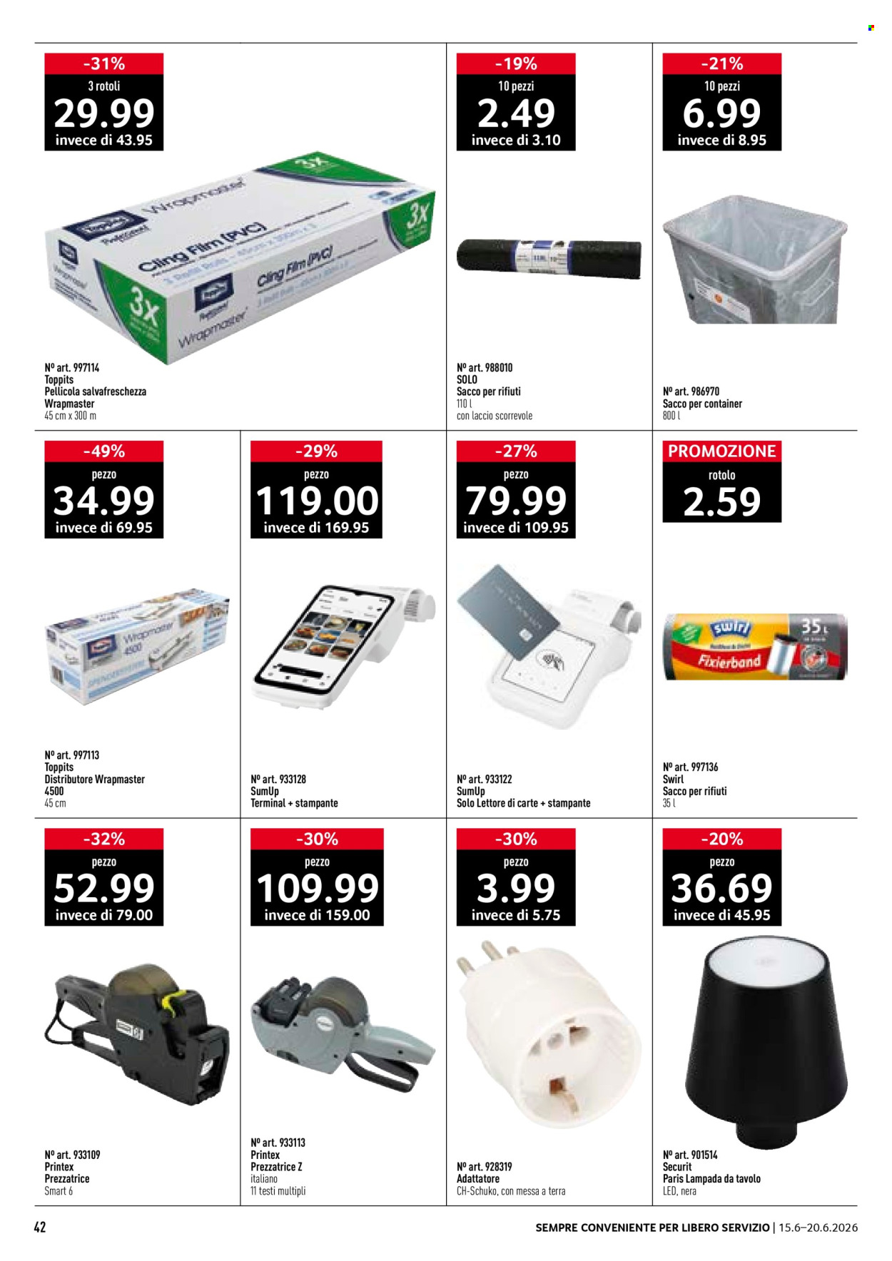 Catalogue Prodega - 15.6.2026 - 20.6.2026. Page 42. Page 42
