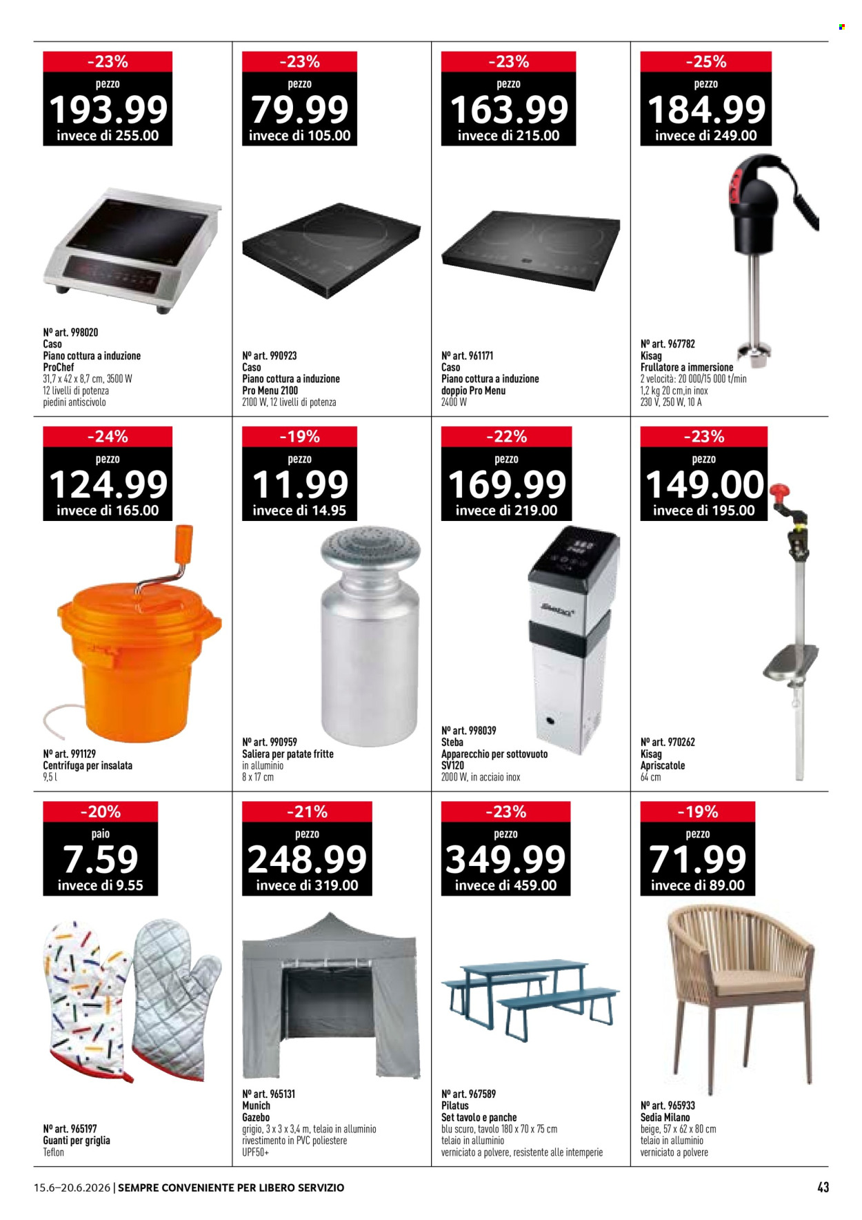 Catalogue Prodega - 15.6.2026 - 20.6.2026. Page 43. Page 43