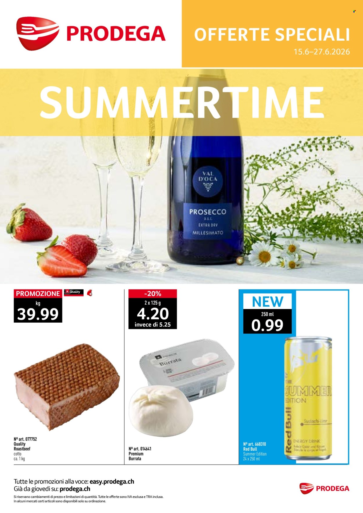 Catalogue Prodega - 15.6.2026 - 27.6.2026. Page 1. Page 1