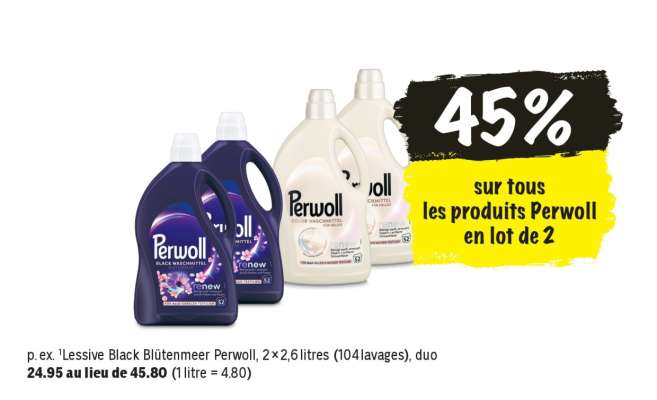 Lessive Black Blütenmeer Perwoll