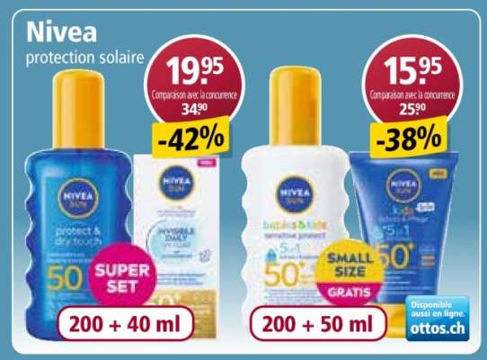 Nivea protection solaire