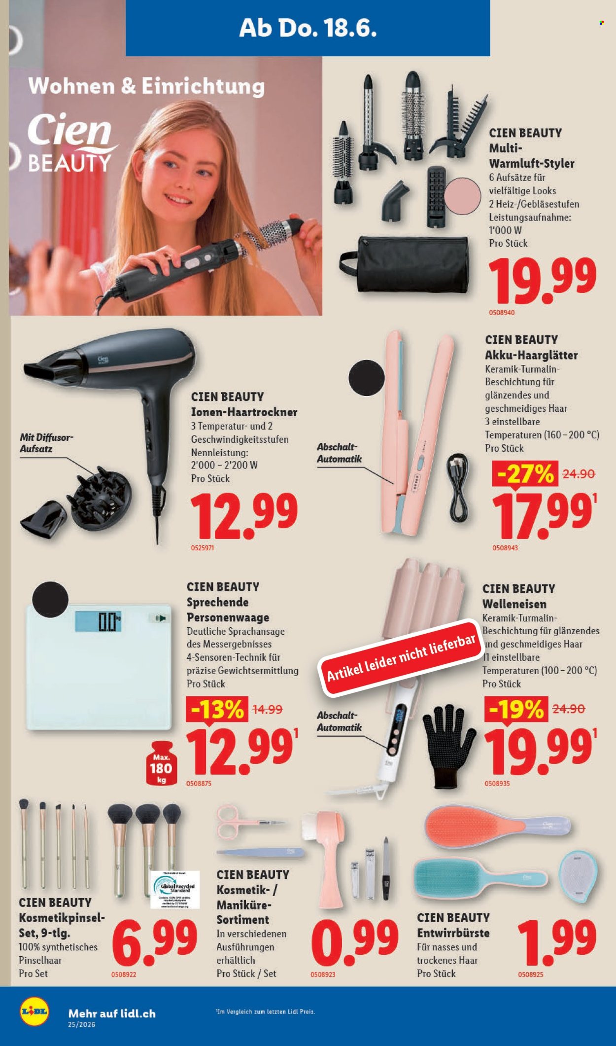 Catalogue Lidl - 18.6.2026 - 24.6.2026. Page 18. Page 18