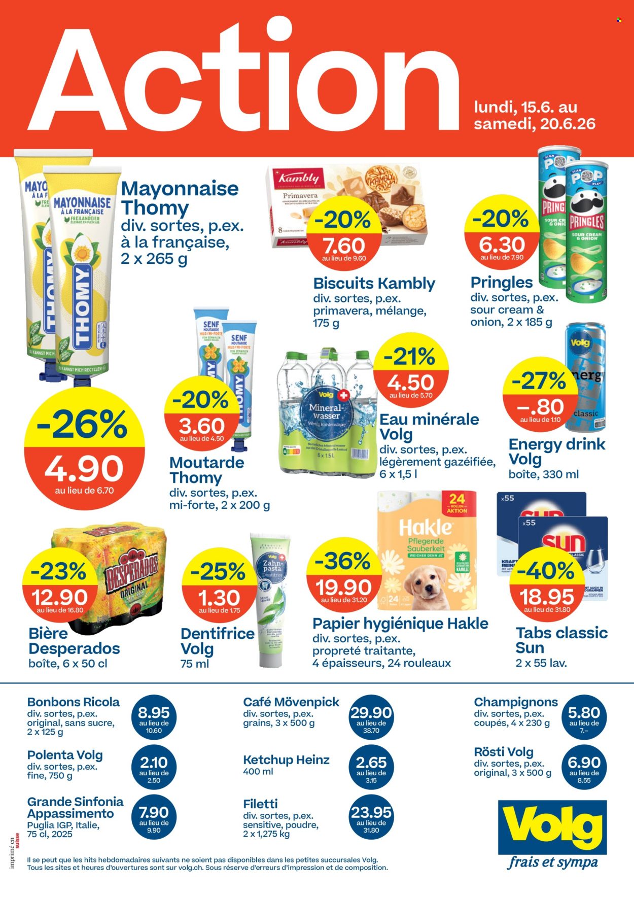 Catalogue Volg - 15.6.2026 - 20.6.2026. Page 1. Page 1