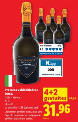 Prosecco Valdobbiadene DOCG