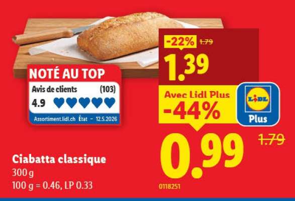 Ciabatta classique
