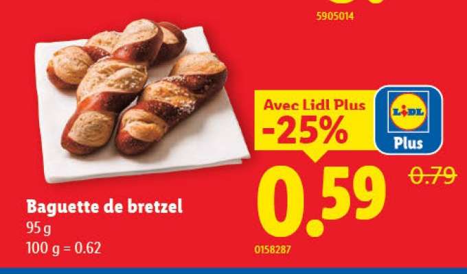 Baguette de bretzel