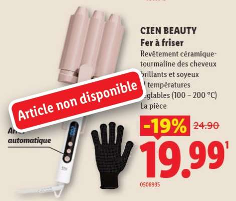 CIEN BEAUTY Fer à friser