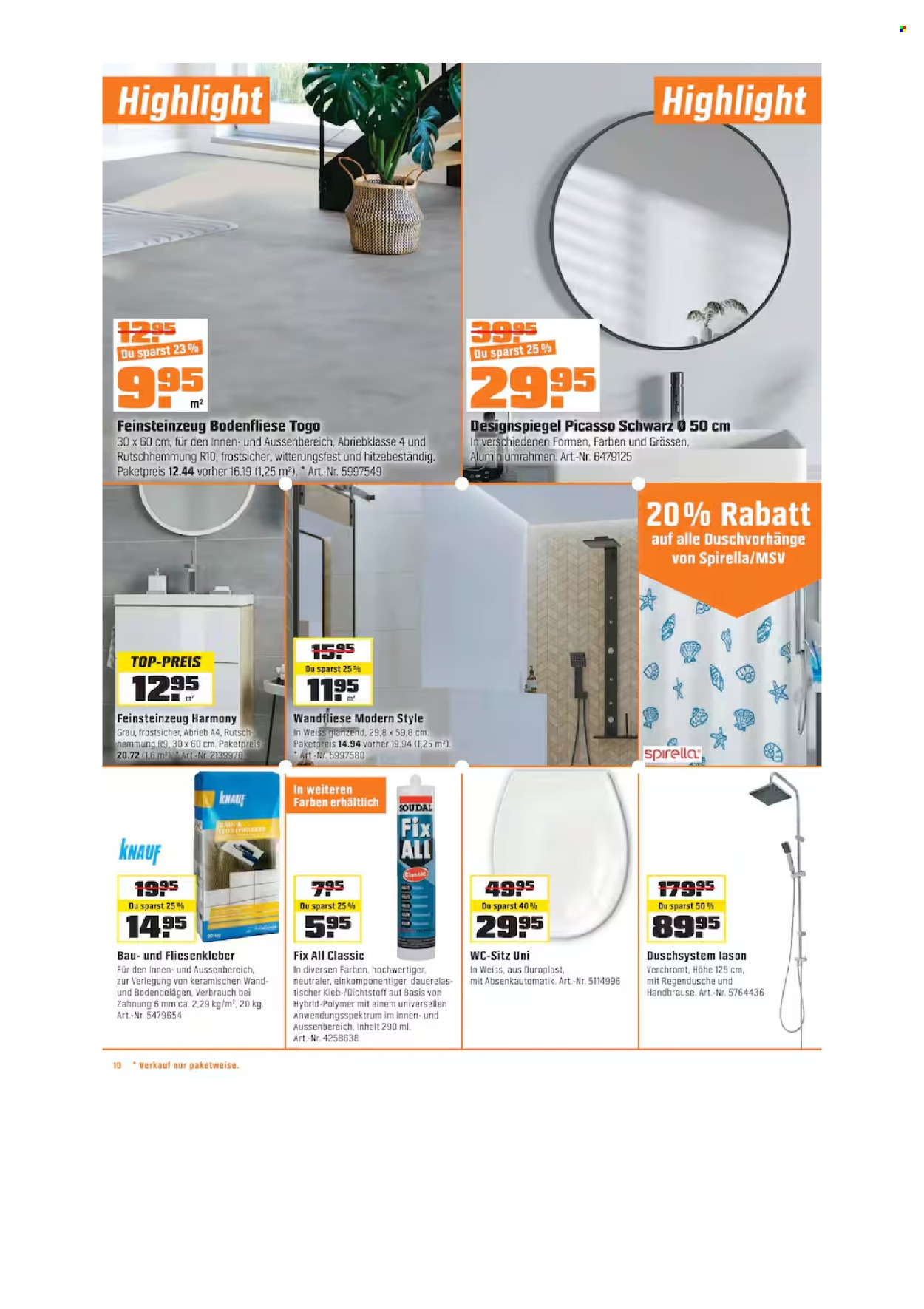 Catalogue OBI - 17.6.2026 - 7.7.2026. Page 10. Page 10