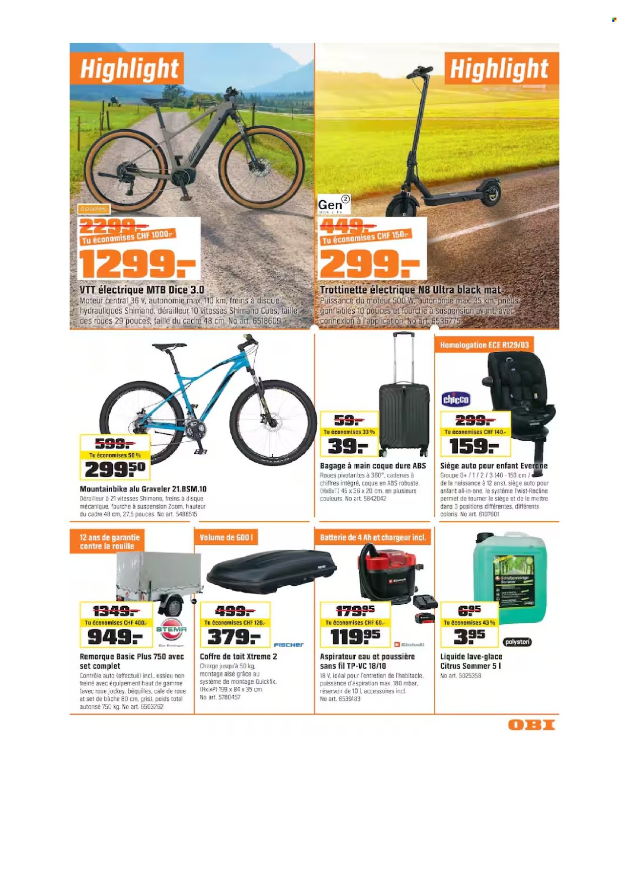 Catalogue OBI - 17.6.2026 - 7.7.2026. Page 9. Page 9