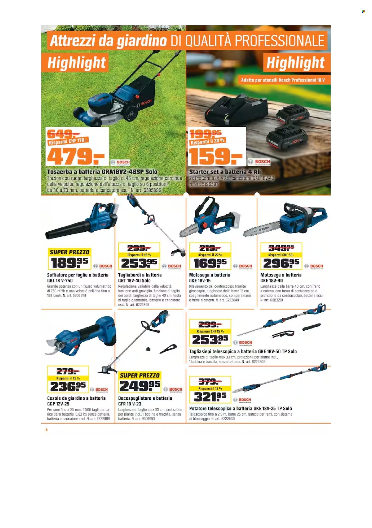 Catalogue OBI - 17.6.2026 - 7.7.2026. Page 6. Page 6