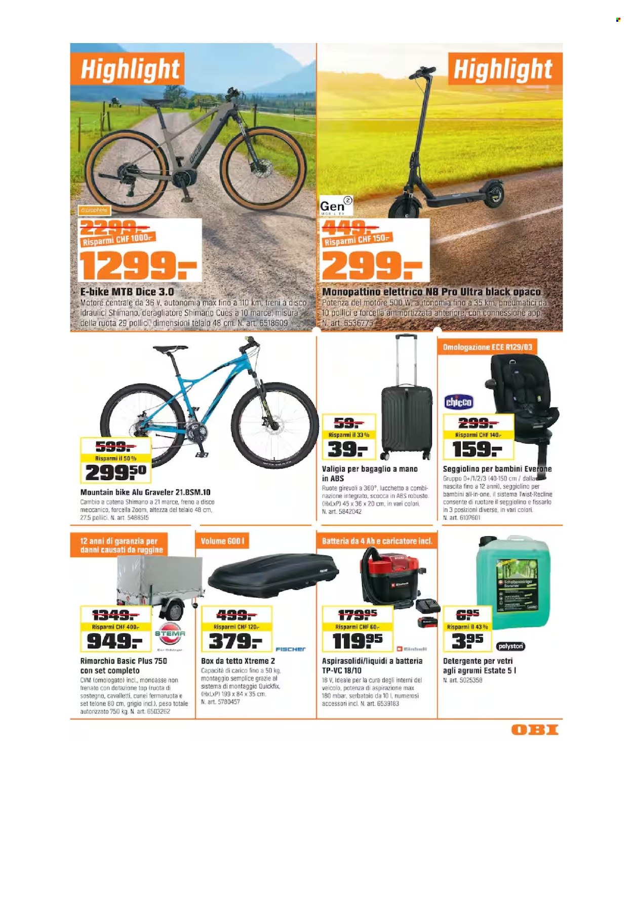 Catalogue OBI - 17.6.2026 - 7.7.2026. Page 9. Page 9