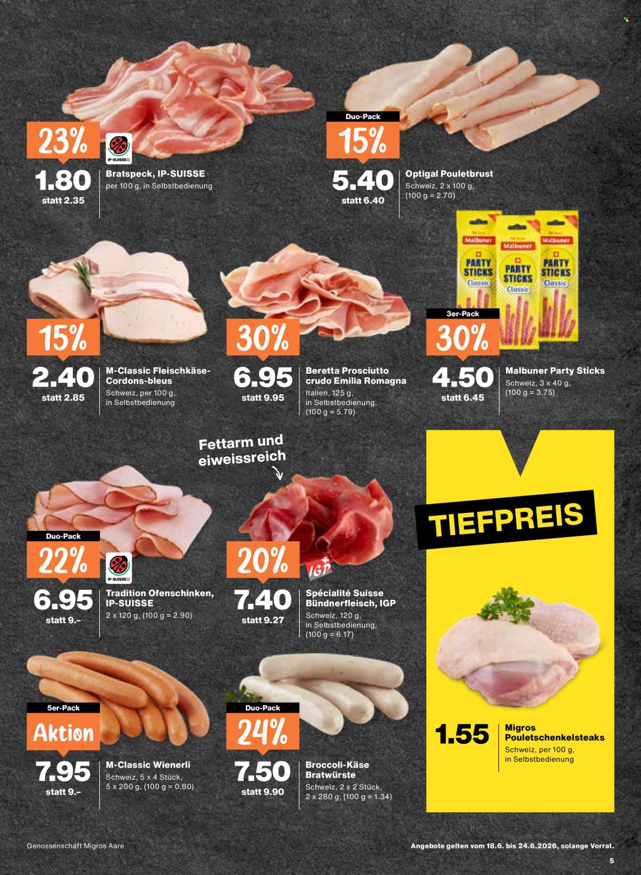 Catalogue Migros - 18.6.2026 - 24.6.2026. Page 5. Page 5