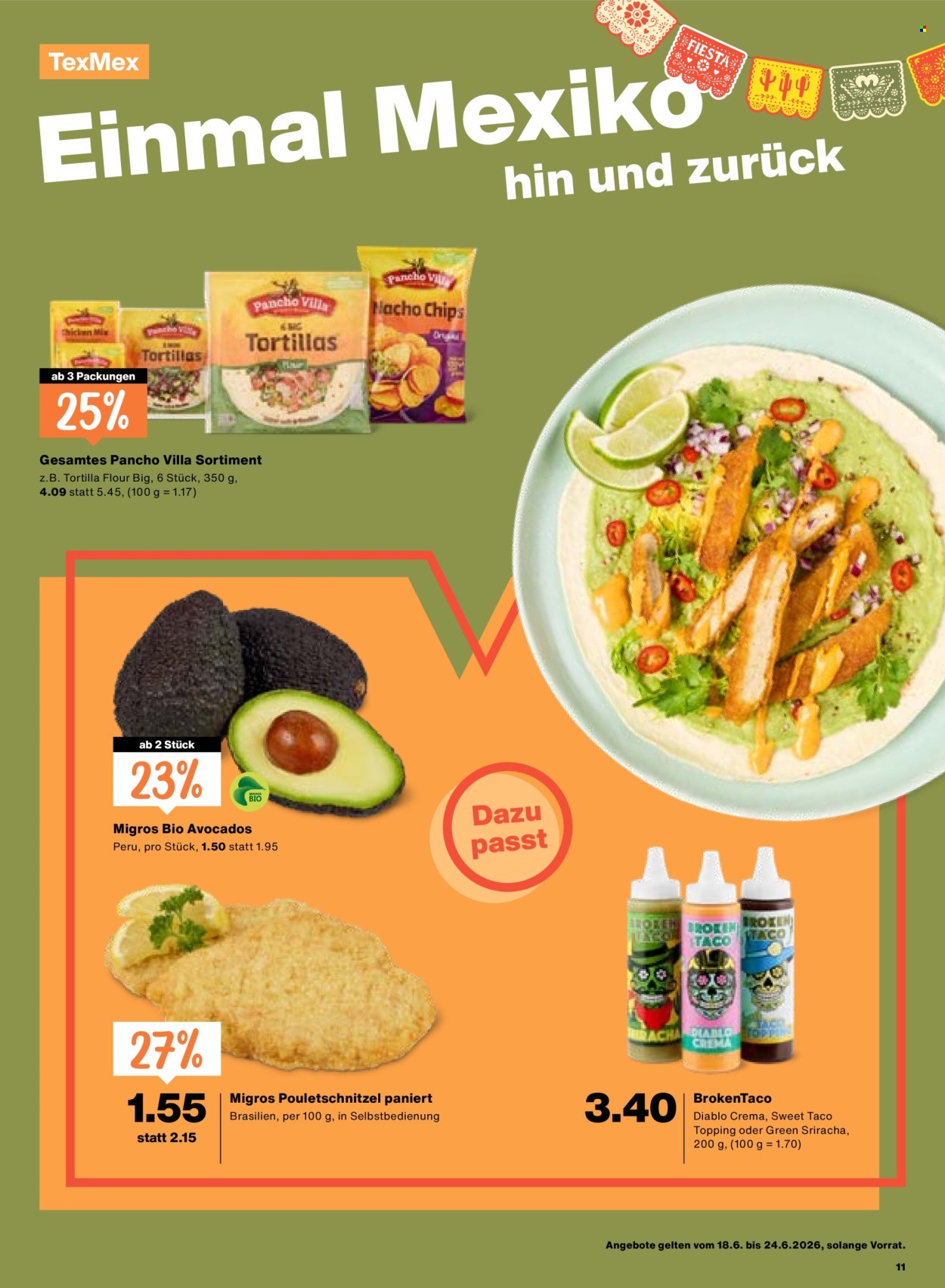 Catalogue Migros - 18.6.2026 - 24.6.2026. Page 11. Page 11