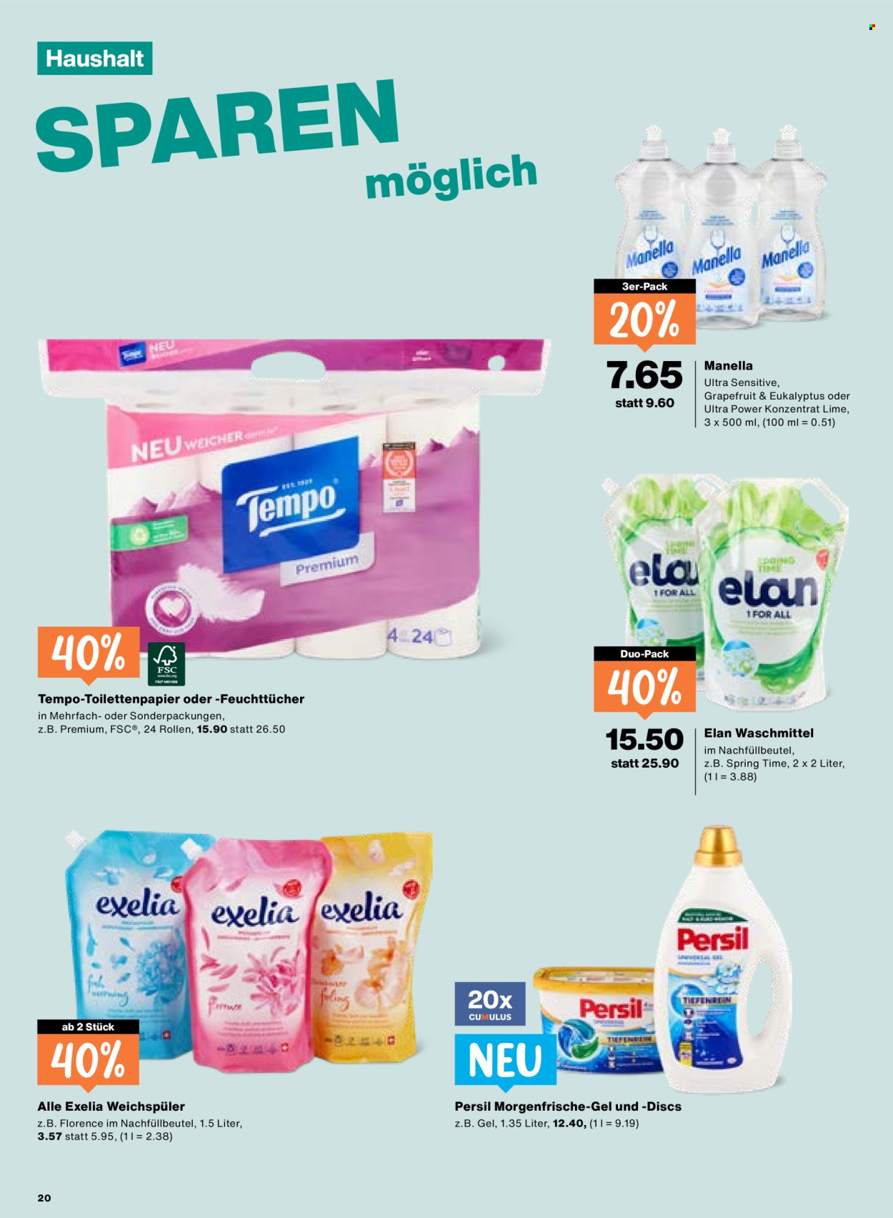 Catalogue Migros - 18.6.2026 - 24.6.2026. Page 20. Page 20