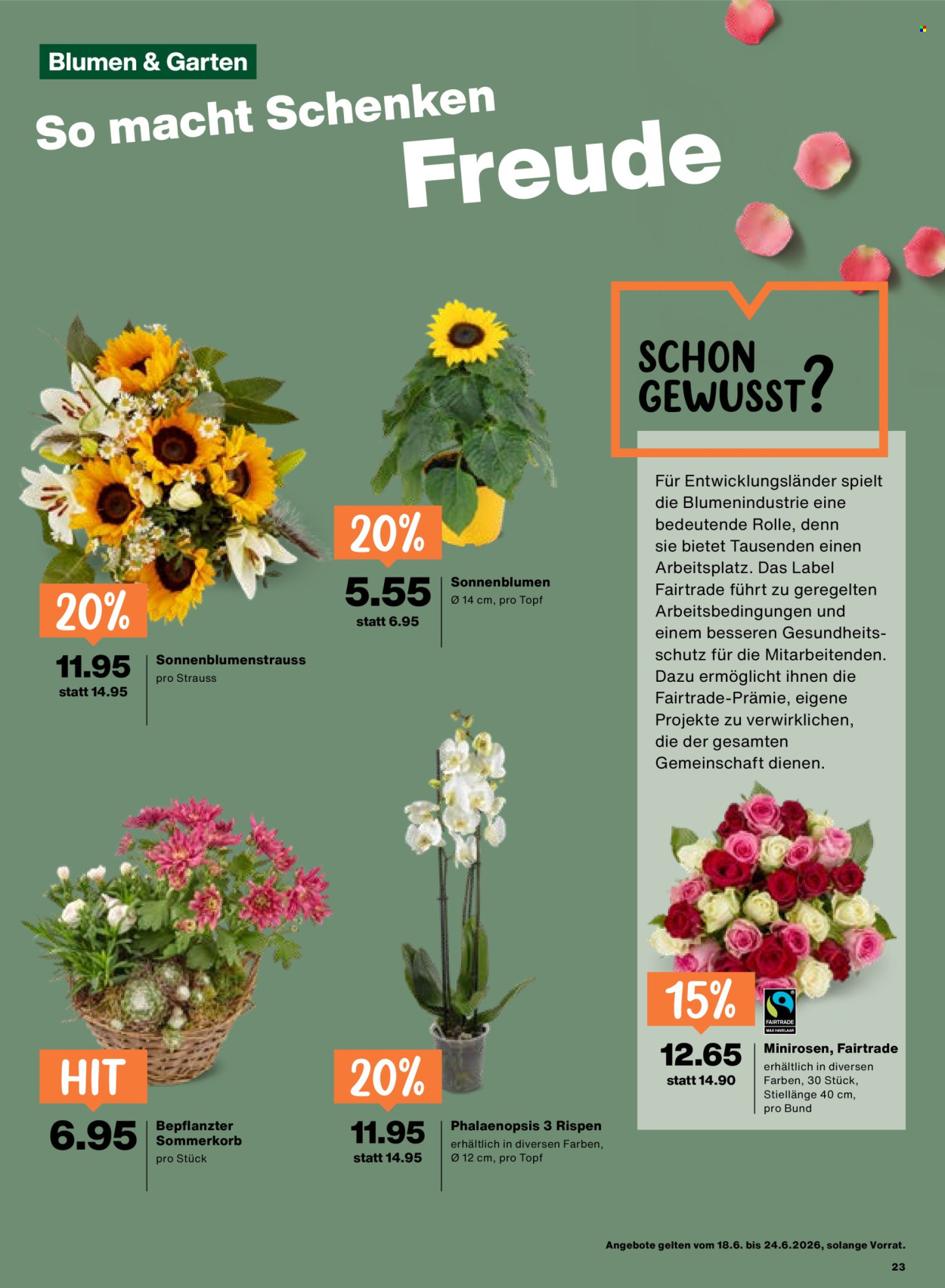 Catalogue Migros - 18.6.2026 - 24.6.2026. Page 23. Page 23